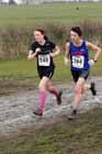 No 394 Caroline Wood (Arena 80) 45-49 and Joanne Lee (Tynedale) 34-39, all ladies and male 65 plus BMAF Cross Country, Herrington, Sunderland.